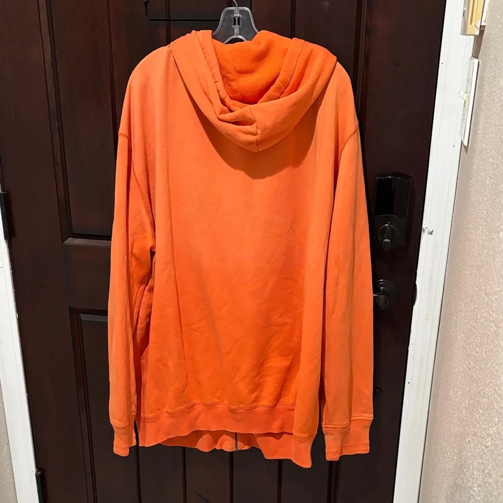 Poli Ralph Lauren Vibrant Orange Fleece Hoodie 3XLT - Picture 4 of 4